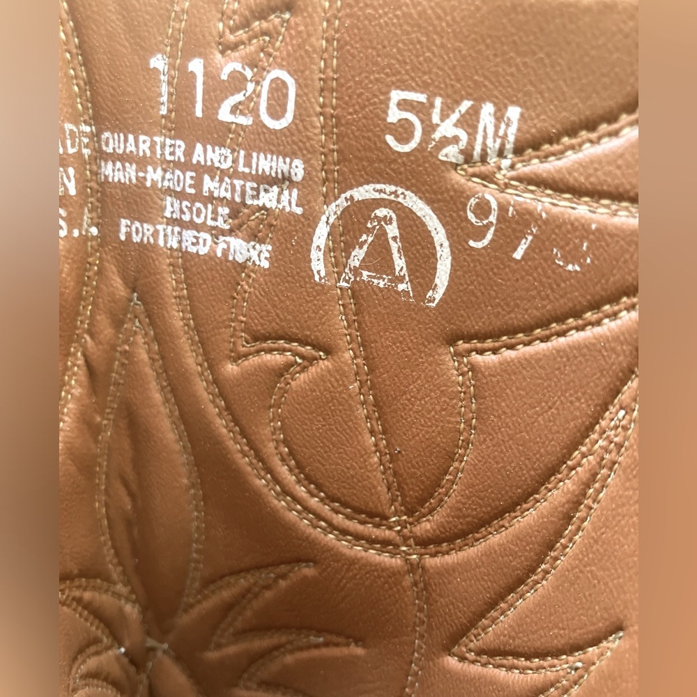 Vintage ACME Branded Cowboy Boots in Size Mens 5.5 or Womans 6.5 - Picture 8 of 10